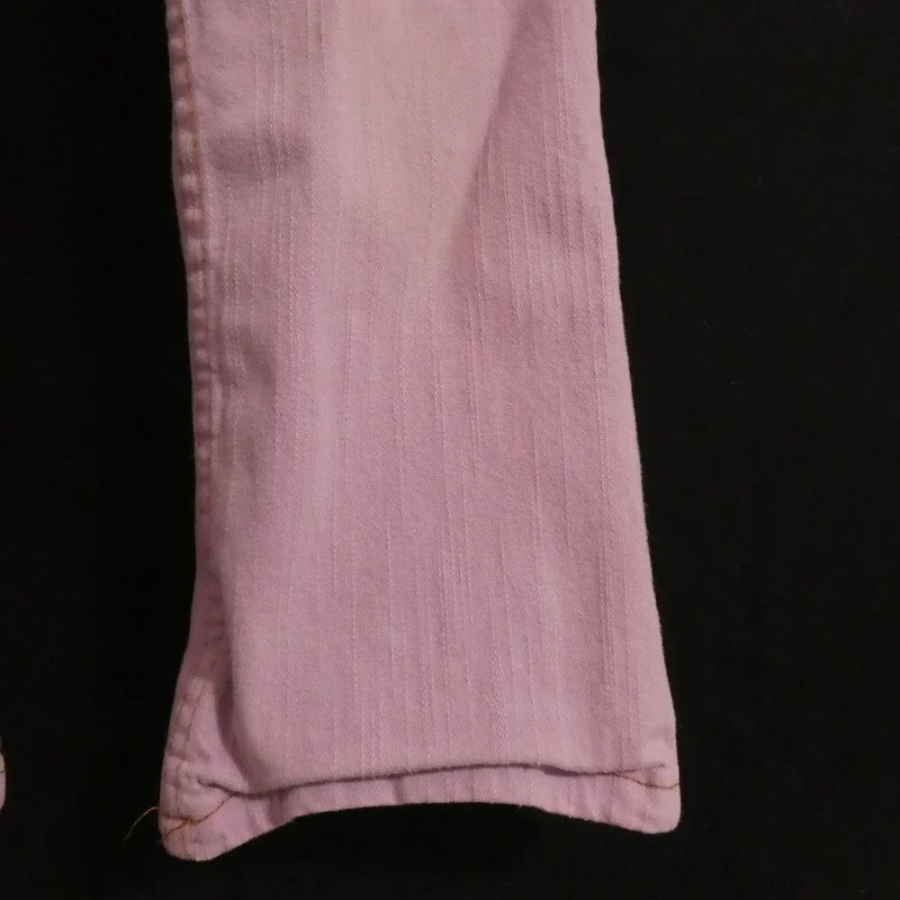 DISNEY - That's So Raven | size 5 | Pink Denim Jeans | Bell / Flare Bottoms - Picture 9 of 16